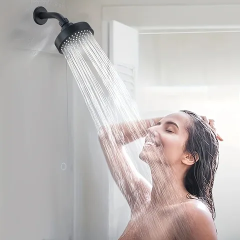 Basic Simple Style Classic Style Round ABS Shower Head Bathing