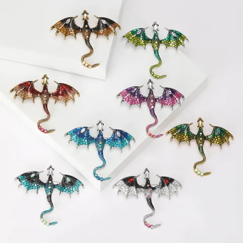 Casual Animal Alloy Enamel Artificial Rhinestones Women's Brooches