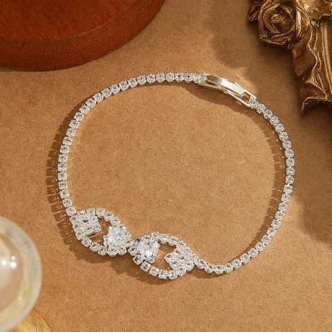 Glam Wedding Shiny Geometric Alloy Wholesale Bracelets