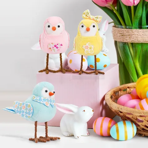 Easter Cute Bird Cloth Festival Ornaments