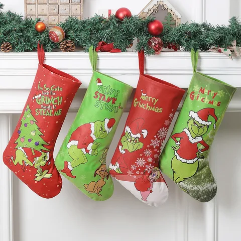 Christmas Cartoon Style Snowflake Cloth Daily Festival Christmas Socks