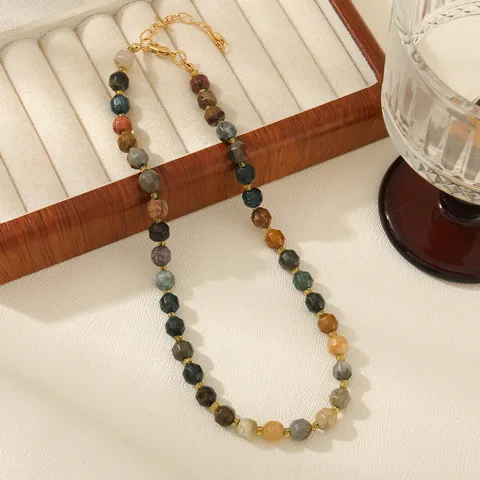 Casual Commute Irregular Mostacilla Copper Beaded Chain Beaded Necklaces Wholesale