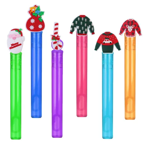 Outdoor Toys Mini Bubble Wand Christmas Christmas Tree Santa Claus Plastic Toys