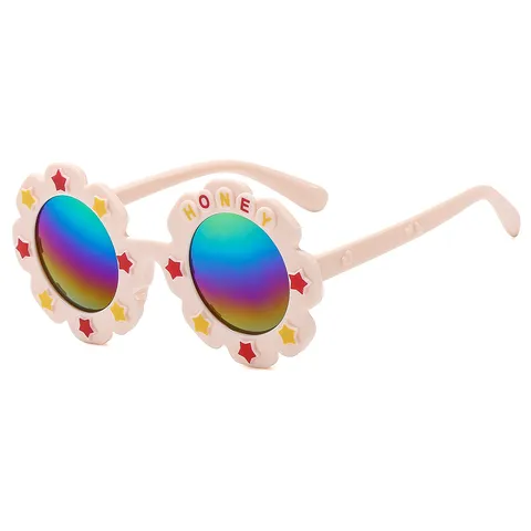 Casual Cute Letter Pc Round Frame Full Frame Glasses