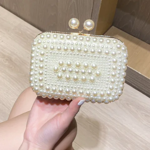 Polyester Geometric Square Evening Bags