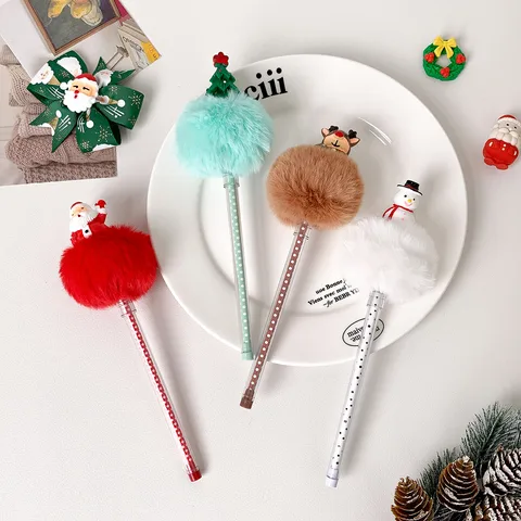 1 Piece Animal Learning Christmas Plastic Cute Gel Pen