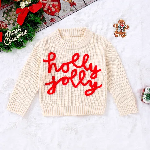 Christmas Casual Cute Letter Hoodies & Sweaters