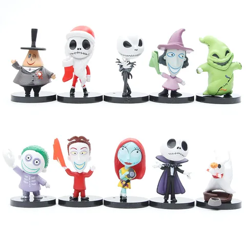 Christmas Night Cry Model Toy Halloween Jack Desktop Car Ornaments Gashapon Doll