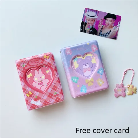 Style Cute Bear Cherry Rabbit 3-inch  Album Star Aidou Album Small Card Storage Book