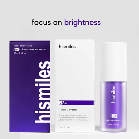 [Cross-border Exclusive Supply]  Hismiles V34 Purple Whitening Toothpaste Press Wholesale Production