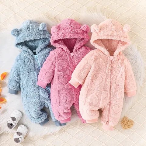 New Autumn And Winter Explosions Mao Mao Love Hooded Boys' And Boys Long Sleeve Boys' And Boys One-piece Climbing Suit