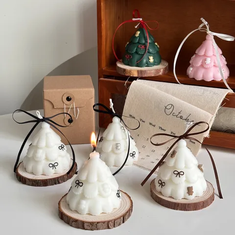 Casual Christmas Tree Soy Wax Indoor Festival Candle