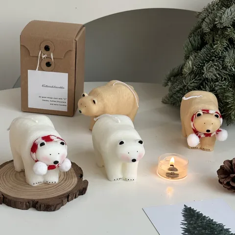 Cute Animal Soy Wax Daily Candle