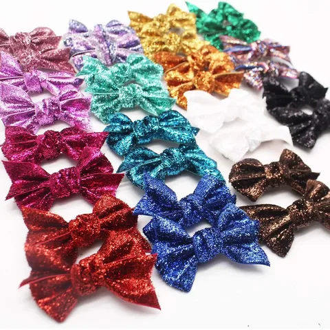 Girl'S Cute Bow Knot Sequin Hair Clip