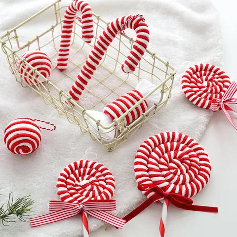 Christmas Nordic Style  Lollipop Candy Cloth Party Festival Decorative Props