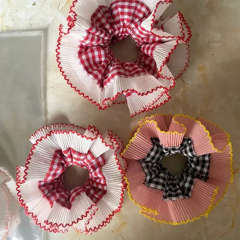 Casual Flower Cloth Hair Tie