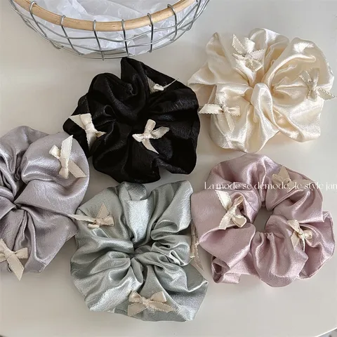 Women's Simple Style Bow Knot Cloth Rubber Band