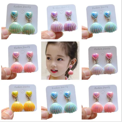 Simple Style Classic Style Shell Plastic Resin Girl'S Ear Cuffs