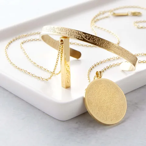 Simple Style Geometric 304 Stainless Steel Plating 18K Gold Plated Women's Pendant Necklace