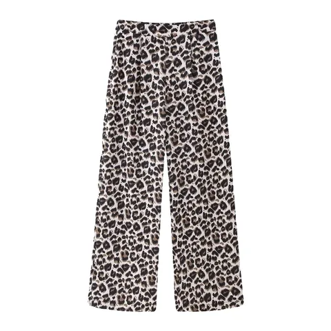 Holiday Women's Casual Streetwear Leopard Polyester Pants Sets Pants Sets