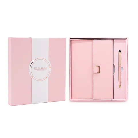 1 Set Letter Learning Graduation Pu Leather Paper Business Notebook