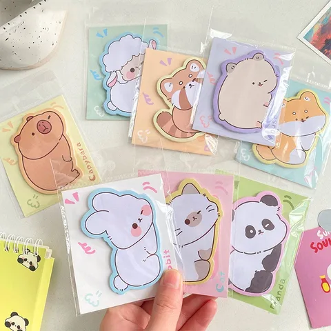 1 Piece Cartoon Class Learning Paper Cute Sticky Note