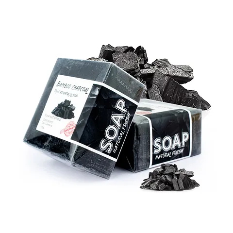 100g Bamboo Charcoal Plant Essential Oil Soap Best Selling Handmade Soap Wholesale Facial Soap Bath Factory Spot Direct Sales