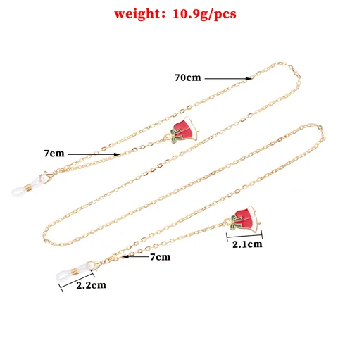 Casual Simple Style Bell Alloy Unisex Glasses Chain