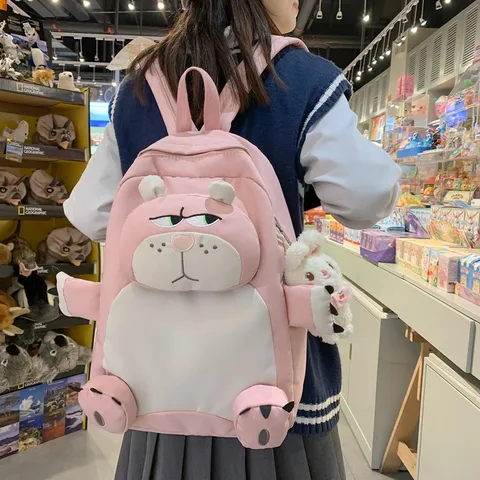 Waterproof Cartoon Casual Shopping School Backpack