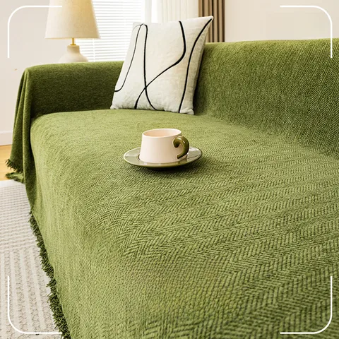 New Herringbone Sofa Towel Cover Cloth New Autumn And Winter High-grade Universal All-inclusive Cover Sofa Cover Blanket