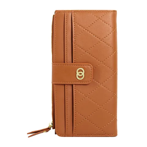 LENGRUI Buckle Vertical Women's Korean-style Multi-card Short Coin Purse Card Bag Small Wallet Zipper