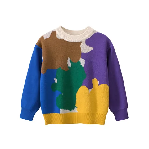 27kids Korean Style Children's Clothing  Supply Autumn And Winter New Children's Sweater Baby Boys' Clothes Knitwear Wholesale