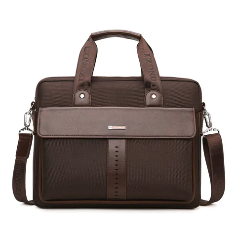 Business Men's Briefcase Canvas Handbag Oxford Hand File Business Work Computer Bag Large Capacity Men's Bag