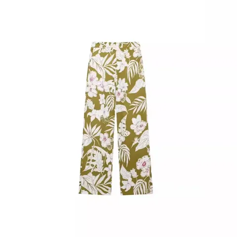 Women's Holiday Daily Streetwear Plant Flower Full Length Printing Casual Pants