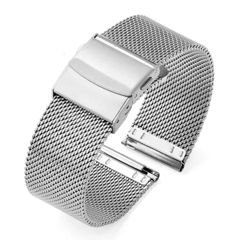 Snap Quick-release Milanese Nice Strap 0.6 Strap Stainless Steel Mesh Strap Male 14/16/18/20/22/24mm In Stock