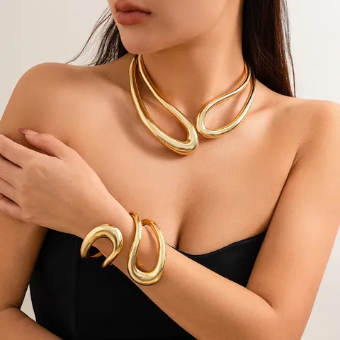 Casual Elegant Streetwear Geometric Alloy Women's Jewelry Set