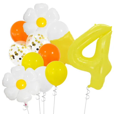 Birthday Simple Style Classic Style Number Aluminum Film Birthday Balloons