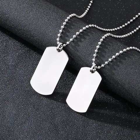 Simple Style Classic Style Square 304 Stainless Steel Unisex Pendant Necklace