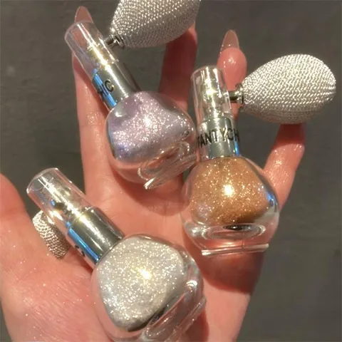 Internet Celebrity Airbag Glitter Powder Highlight Spray Powder Fine Flash Spray Pearl Brightening Fragrance Loose Powder Shiny  Loose Powder Wholesale