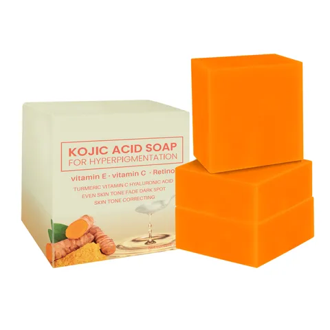 Turmeric Soap Soap Kojic Acid Soap Handmade Soap Bath Face Washing Essential Oil Soap Cleansing Soap