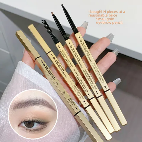 Xixi Small Gold Chopsticks Ultra-fine Eyebrow Pencil Waterproof Sweat-proof Long-lasting Non-marking Natural Ultra-fine Student Party Cheap Beginner