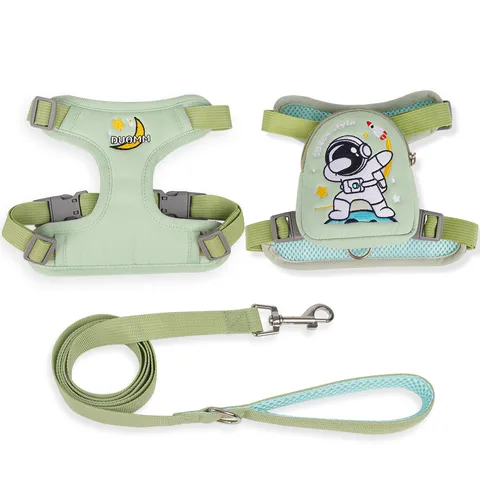 New Pet Self-backpack Cartoon Dog Schoolbag Outdoor Travel Dog Small Schoolbag Pet Supplies Wholesale