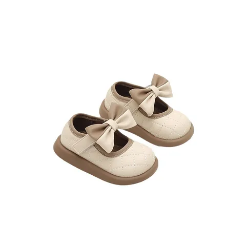 Spring New Girls' Small Leather Shoes 1-3-Year-Old Baby Girl Princess Shoes Fashionable Fashionable Children's Breathable Baby Girl Toddler Shoes