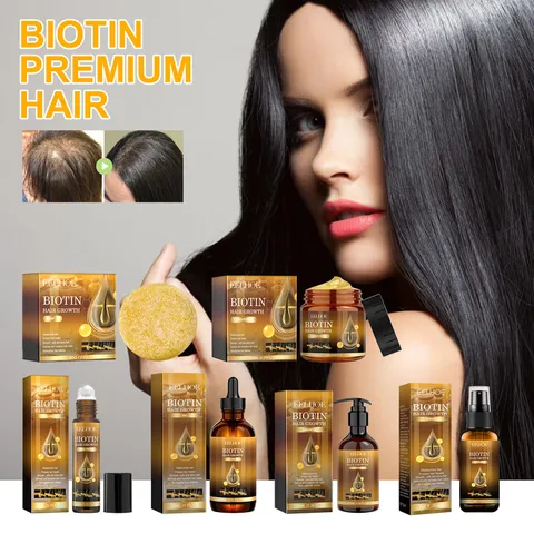 EELHOE Biotin Dense Hair Series Deep Cleansing And Moisturizing Scalp Anti-drop Solid Hair Dense Hair Care Shampoo Series