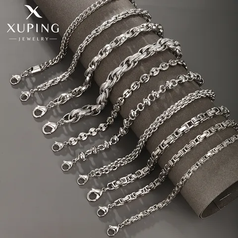 Nordic Style Rock XUPING Irregular 304 Stainless Steel Plating Men's Nepal Bracelets