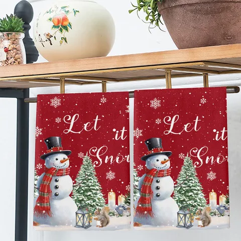 Cute Vacation Christmas Tree Superfine Fiber Towels