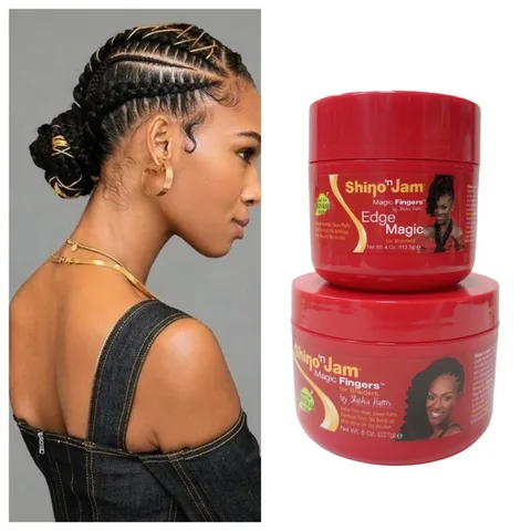 New Shine Edge Control Hair Wax Dirty Braid Soft And Bright Moisturizing No White Dandruff Long-lasting Shape