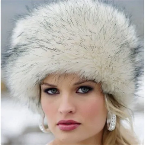 New Women's Winter Hat  High Quality Faux Fur Hat Fox Fur Warm Fashion Hat In Stock Wholesale