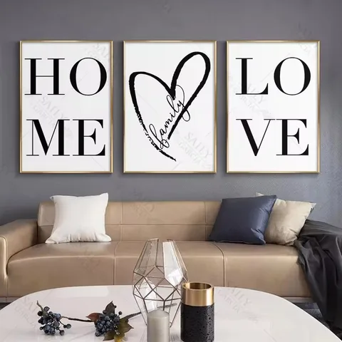 Casual Letter Heart Shape Canvas  Artificial Decorations