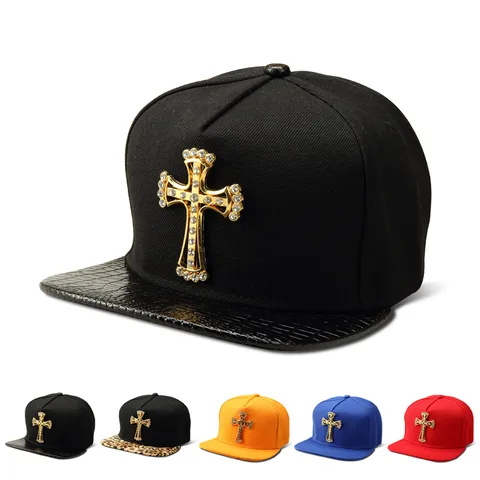 Men's Hip-Hop Classic Style Cross Big Eaves Baseball Cap